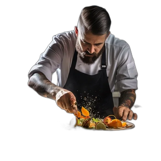 staff, food, photorealistic, image transparent PNG cut-out