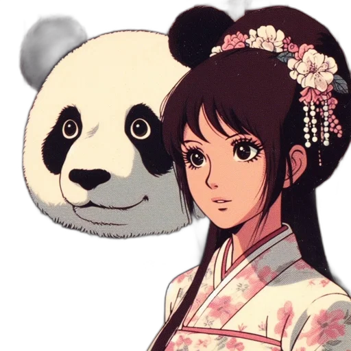 animal, staff, anime, pixel art transparent PNG cut-out