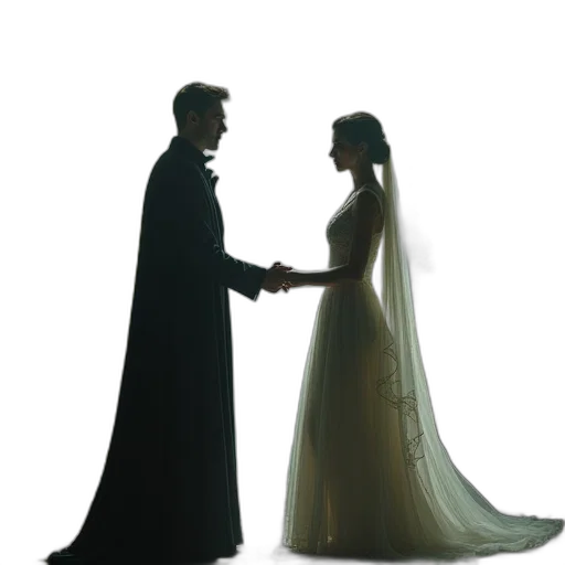 dress, crown, concept art, 3d render transparent PNG cut-out