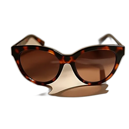 3d render, pair, sunglasses, leopard transparent PNG cut-out