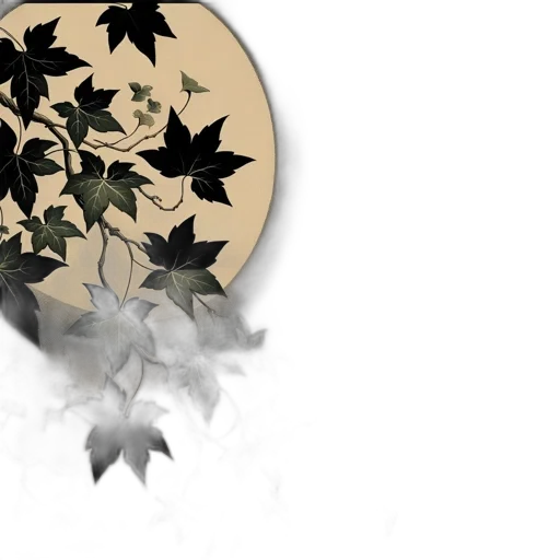 mask, tree, umbrella, 3d render transparent PNG cut-out