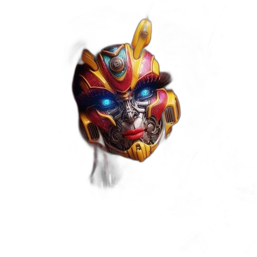 jewelry, mask, robot, crown transparent PNG cut-out