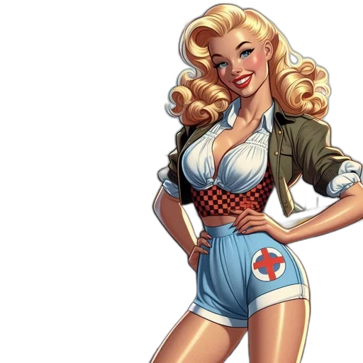 dress, comic book art, concept art, cartoon transparent PNG cut-out