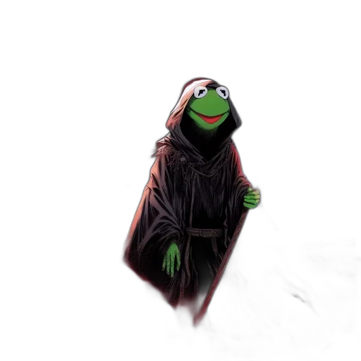 creature, animal, jacket, mask transparent PNG cut-out