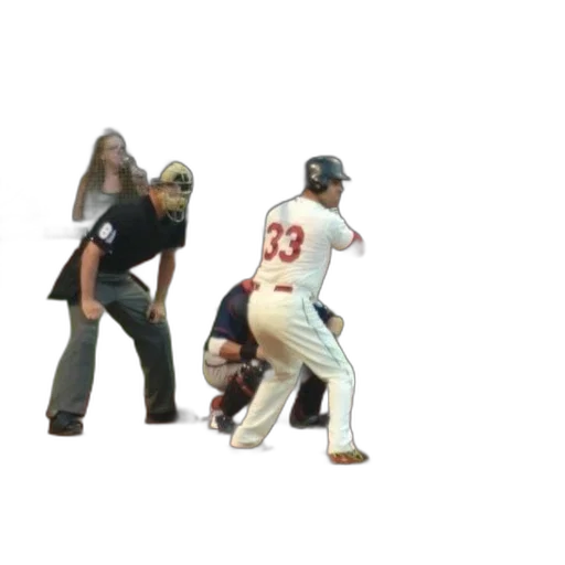 baseball, player, number, his transparent PNG cut-out