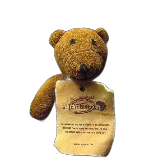 staff, animal, 3d render, stuffed transparent PNG cut-out