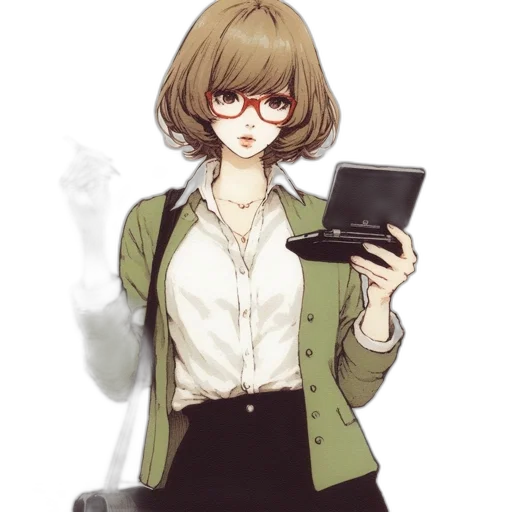 staff, jacket, weapon, face transparent PNG cut-out