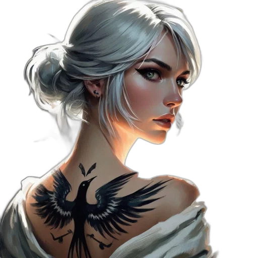 dragon, face, jewelry, fantasy art transparent PNG cut-out