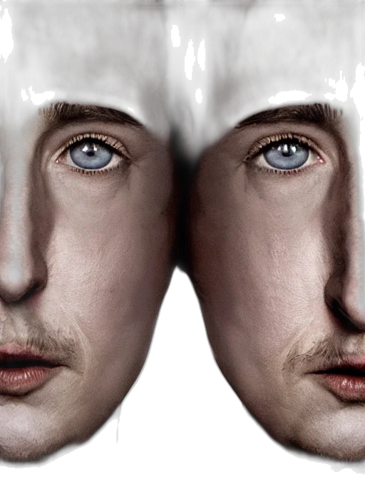 face, mask, photorealistic, 3d render transparent PNG cut-out