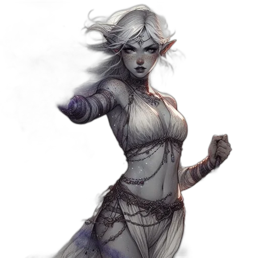 staff, fantasy art, concept art, comic book art transparent PNG cut-out