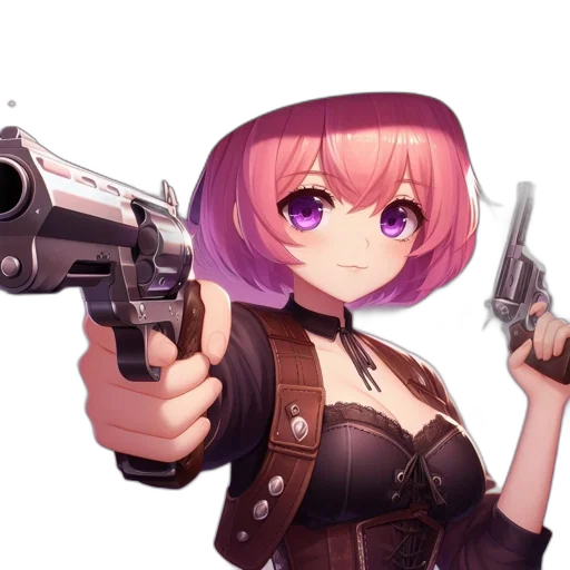 weapon, animal, staff, robot transparent PNG cut-out
