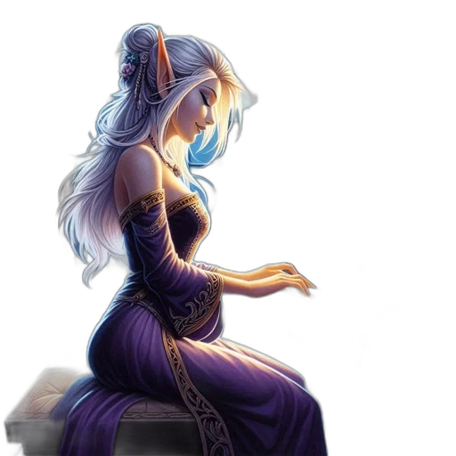 dress, dragon, fantasy art, concept art transparent PNG cut-out