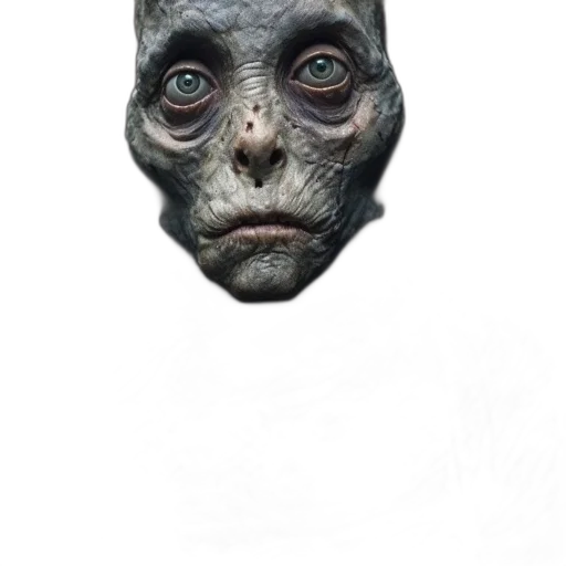 mask, face, creature, staff transparent PNG cut-out