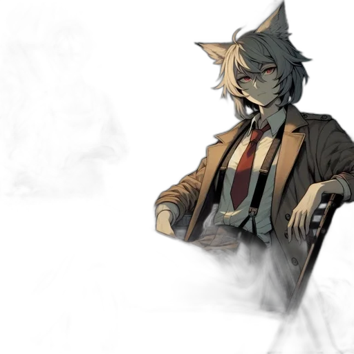 mask, staff, jacket, concept art transparent PNG cut-out