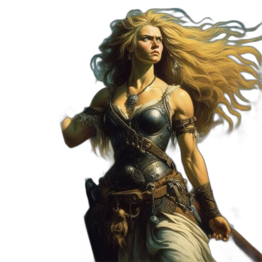 fantasy art, concept art, comic book art, photorealistic transparent PNG cut-out