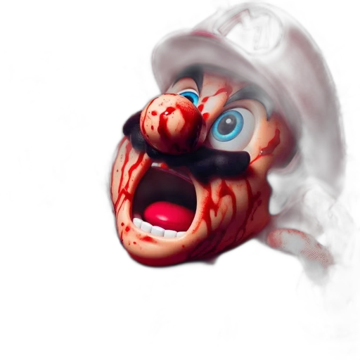 face, mask, creature, staff transparent PNG cut-out