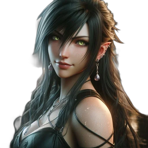 fantasy art, concept art, photorealistic, 3d render transparent PNG cut-out