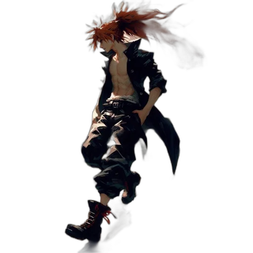 jacket, dragon, weapon, creature transparent PNG cut-out