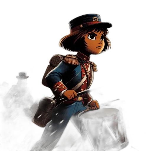 weapon, hat, concept art, comic book art transparent PNG cut-out