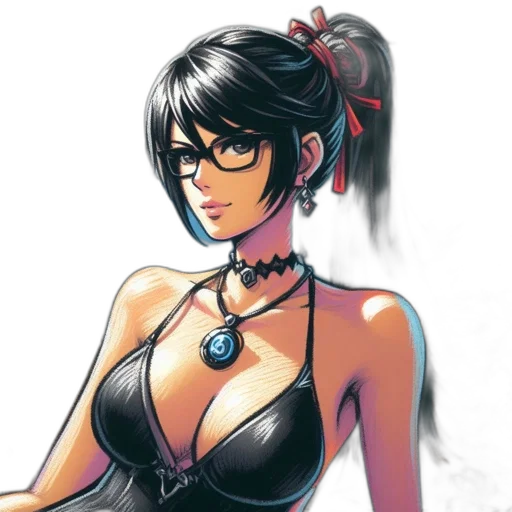 dress, staff, concept art, comic book art transparent PNG cut-out