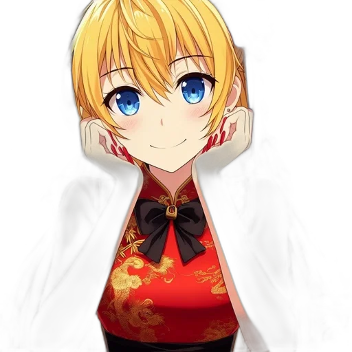 staff, dragon, dress, face transparent PNG cut-out
