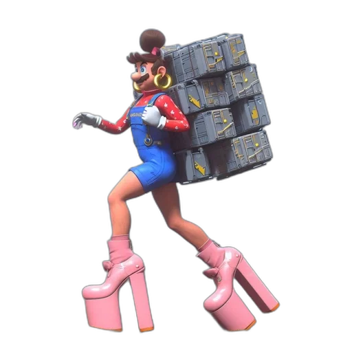 weapon, robot, shoes, furniture transparent PNG cut-out