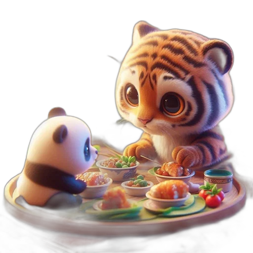food, concept art, 3d render, photorealistic transparent PNG cut-out