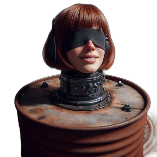 robot, mask, face, hat transparent PNG cut-out