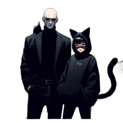 mask, jacket, staff, animal transparent PNG cut-out