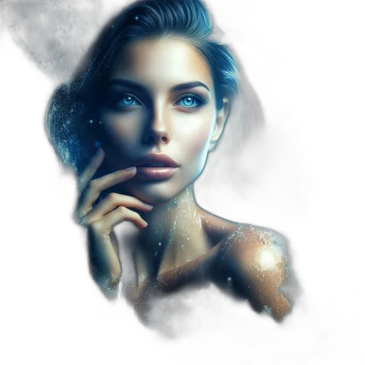 face, jewelry, dress, mask transparent PNG cut-out