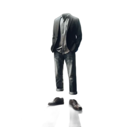 jacket, robot, staff, mask transparent PNG cut-out