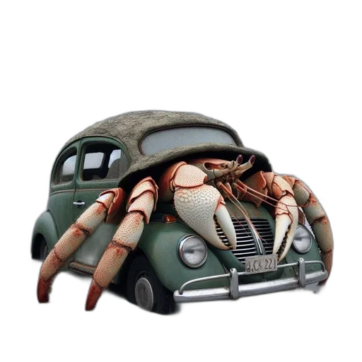car, mask, hat, creature transparent PNG cut-out