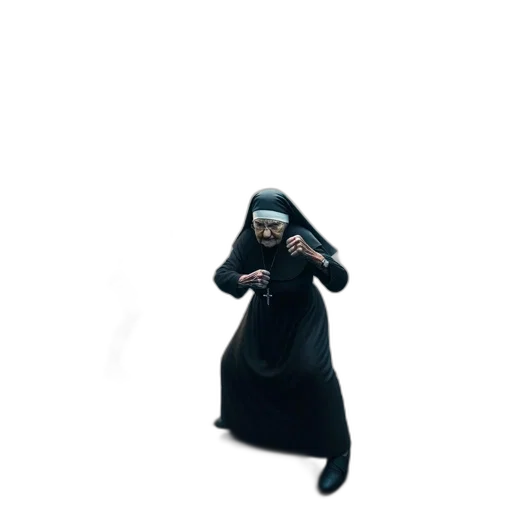 mask, dress, creature, staff transparent PNG cut-out
