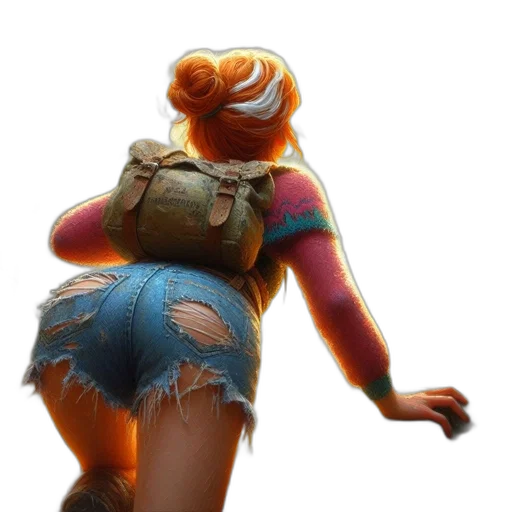 dress, weapon, jacket, concept art transparent PNG cut-out