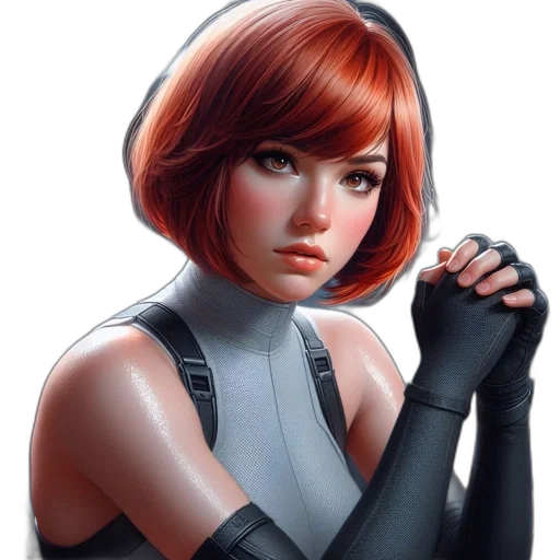 robot, comic book art, concept art, photorealistic transparent PNG cut-out