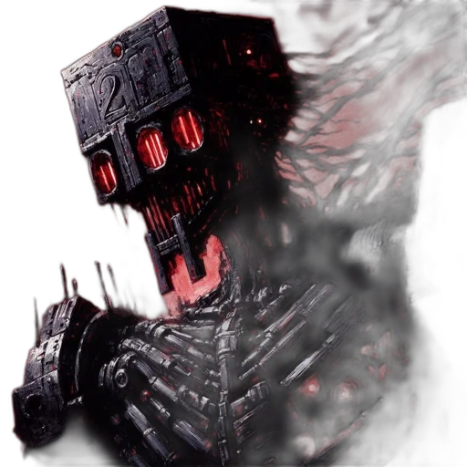 robot, mask, face, creature transparent PNG cut-out