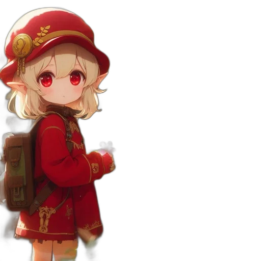 staff, hat, weapon, jacket transparent PNG cut-out