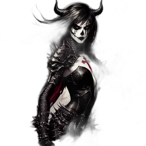 mask, comic book art, concept art, fantasy art transparent PNG cut-out