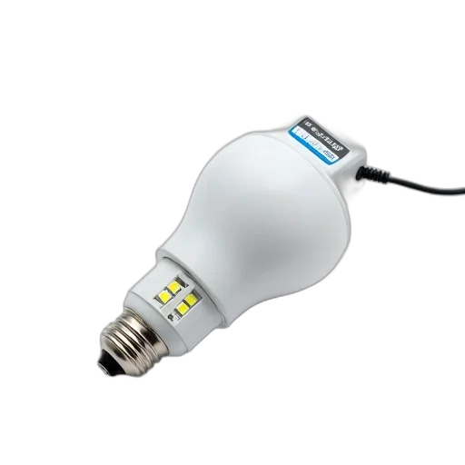 3d render, white, led, light transparent PNG cut-out
