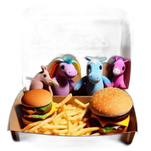 food, animal, robot, 3d render transparent PNG cut-out