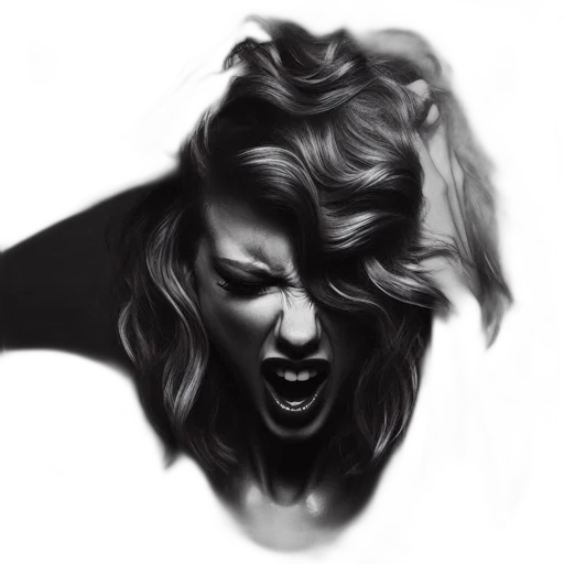 mask, face, hair, creature transparent PNG cut-out