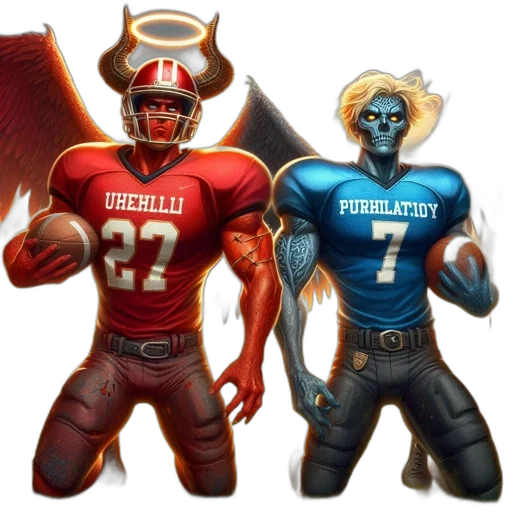 concept art, fantasy art, two, anthropomorphic transparent PNG cut-out
