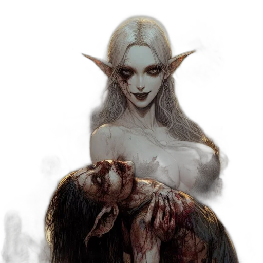 creature, fantasy art, concept art, comic book art transparent PNG cut-out