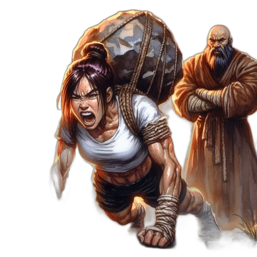 concept art, comic book art, fantasy art, woman transparent PNG cut-out