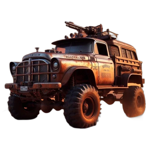 weapon, car, animal, concept art transparent PNG cut-out