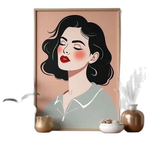 face, mask, jewelry, hair transparent PNG cut-out