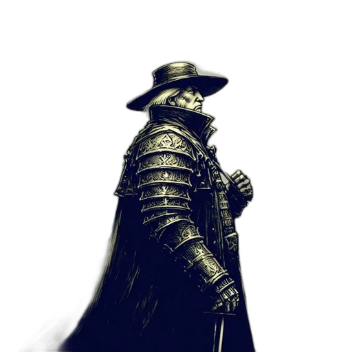 sword, hat, staff, weapon transparent PNG cut-out