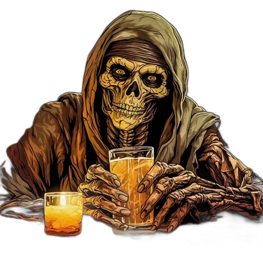 jacket, concept art, eerie, skeletal transparent PNG cut-out
