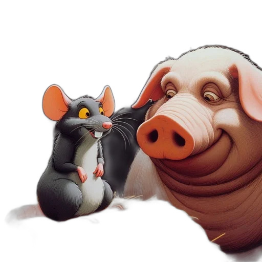 animal, concept art, photorealistic, 3d render transparent PNG cut-out