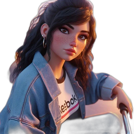 jacket, staff, face, robot transparent PNG cut-out